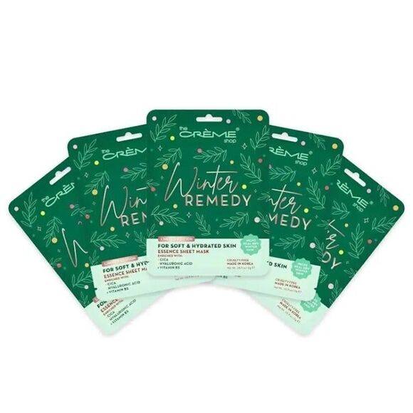 The Creme Shop Winter Remedy Essence Sheet Mask, 5-Pk - Picture 1 of 3